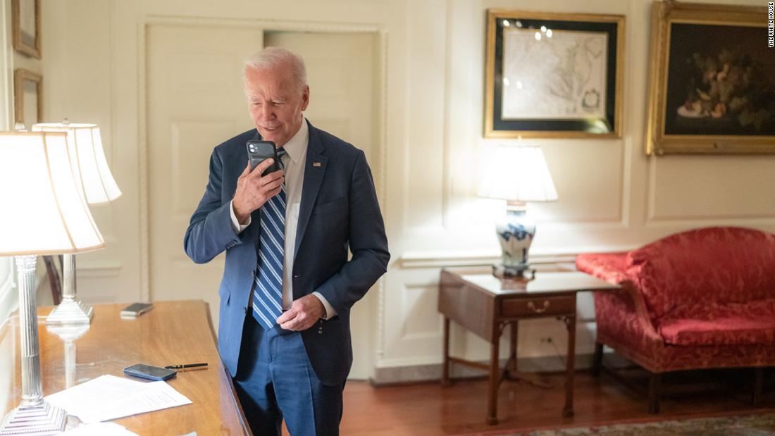 President Biden posted a photo of his congratulatory call to Warnock on Tuesday. &quot;Tonight Georgia voters stood up for our democracy, rejected Ultra MAGAism, and most importantly: sent a good man back to the Senate,&quot; &lt;a href=&quot;https://twitter.com/POTUS/status/1600347885291413504&quot; target=&quot;_blank&quot;&gt;Biden wrote on Twitter&lt;/a&gt;. &quot;Here&#39;s to six more years.&quot;
