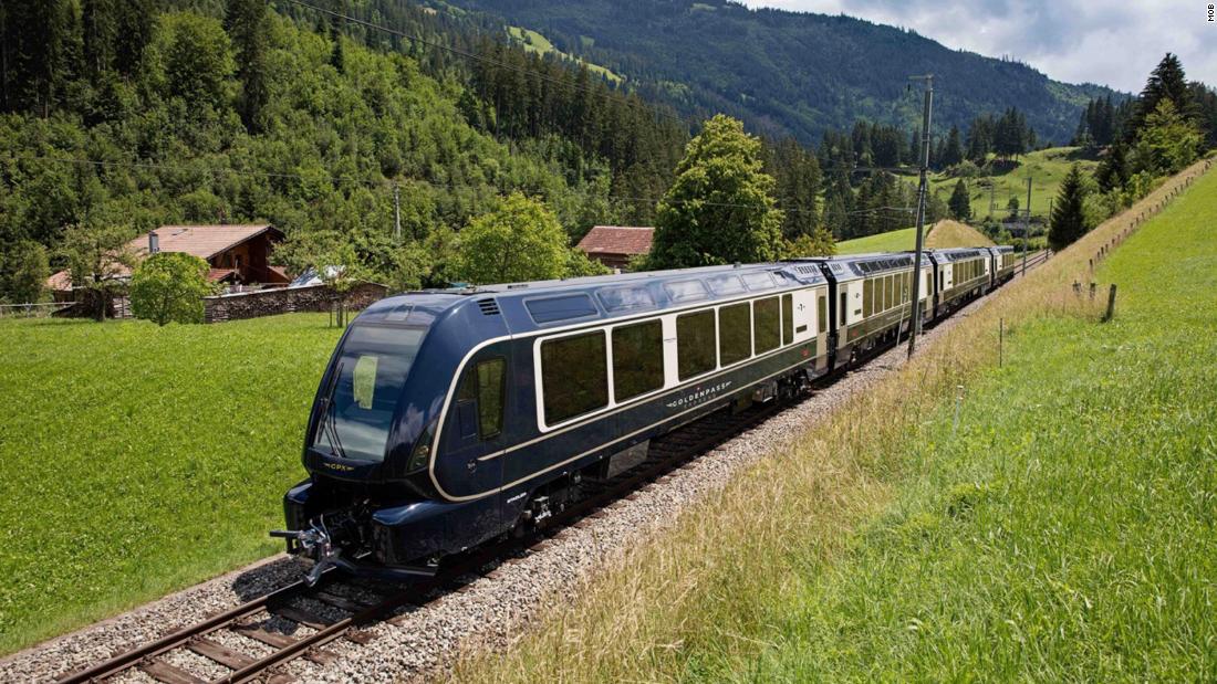Kereta gunung Swiss baru yang menakjubkan yang dapat melompati rel
