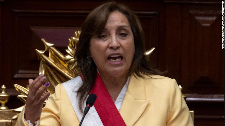 Peru swears in its first female President