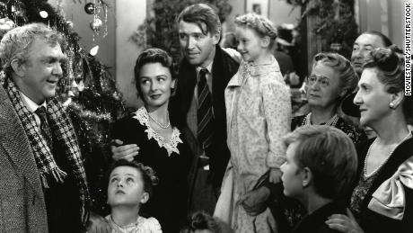 &quot;It&#39;s A Wonderful Life&quot; was released in 1946 before finding a home on our TV screens. From left: Thomas Mitchell,  Carol Coombs,  Donna Reed,  James Stewart,  Jimmy Hawkins,  Karolyn Grimes,  Larry Simms.