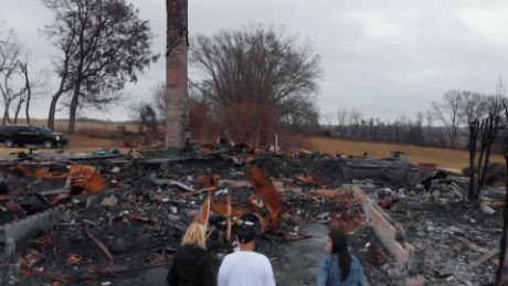 &quot;It&#39;s like a war zone,&quot; Lisa Ling said as she walked around their destroyed home. 