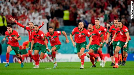 Morocco&#39;s penalty shootout win was the first time in its history that it has won a shootout at a major tournament.