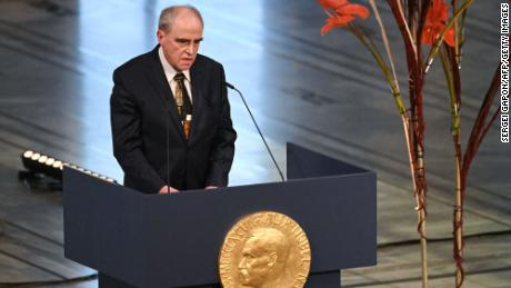 Russian Nobel Peace laureate slams Putin&#39;s &#39;insane and criminal war&#39; on Ukraine