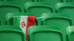 221213104939 01 iran flag world cup seats 2022 hp video Amir Nasr-Azadani: Soccer union 'sickened' by reports Iranian player faces possible execution
