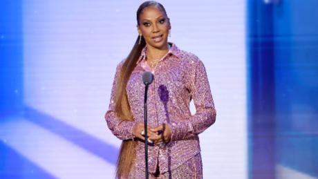 NEW YORK, NEW YORK - DECEMBER 11: Holly Robinson Peete speaks onstage during the 16th annual CNN Heroes: An All-Star Tribute at the American Museum of Natural History on December 11, 2022 in New York City. (Photo by Michael Loccisano/Getty Images for CNN)