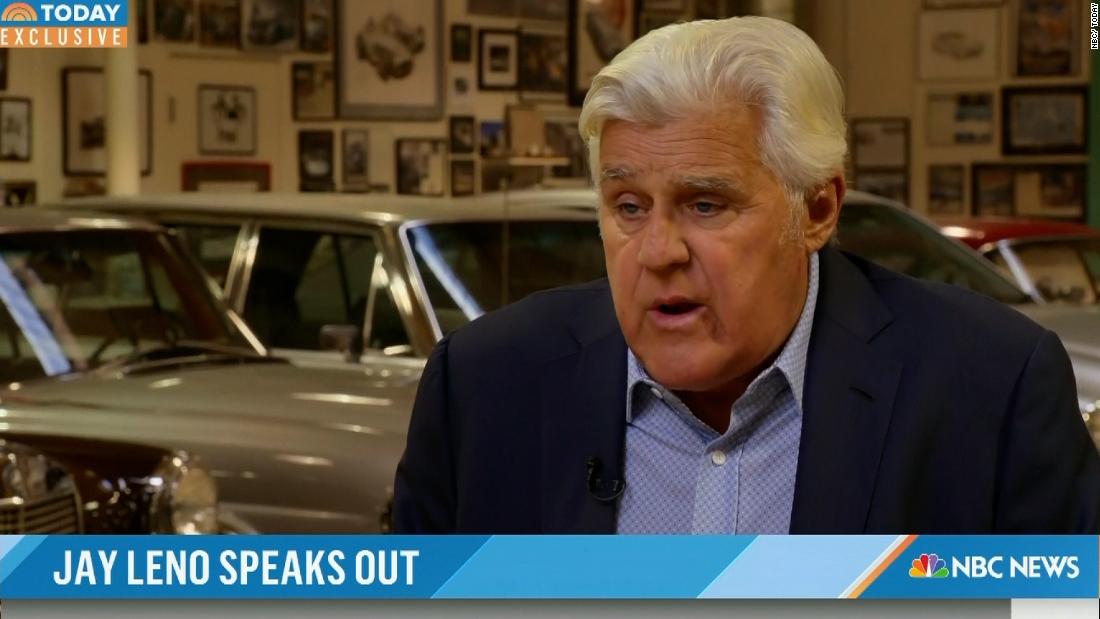 Jay Leno gives first interview after suffering significant burn