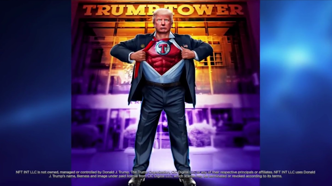 Trump's NFT superhero trading cards timed the market all wrong