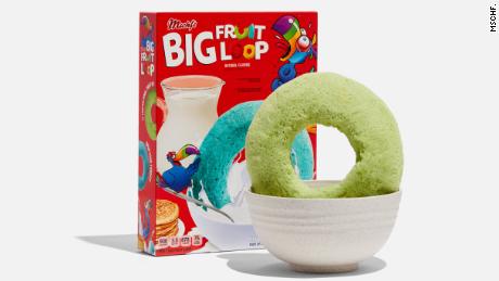 MSCHF&#39;s &quot;Big Fruit Loop&quot; will retail at $19.99 and consists of a whopping 930 calories. Not that the collective thinks fans will actually eat them.