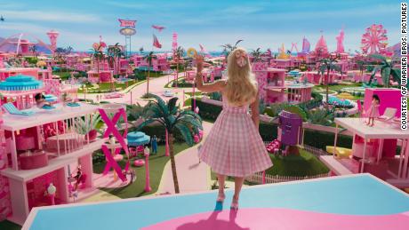 Margot Robbie stars as Barbie.