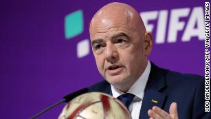 World Cup growth could help to stop African migrants dying in the sea,  suggests FIFA president Infantino