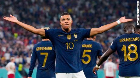 In only two World Cups, Mbappé has already scored nine goals. Only Messi and Thomas Müller have scored more goals as active players.