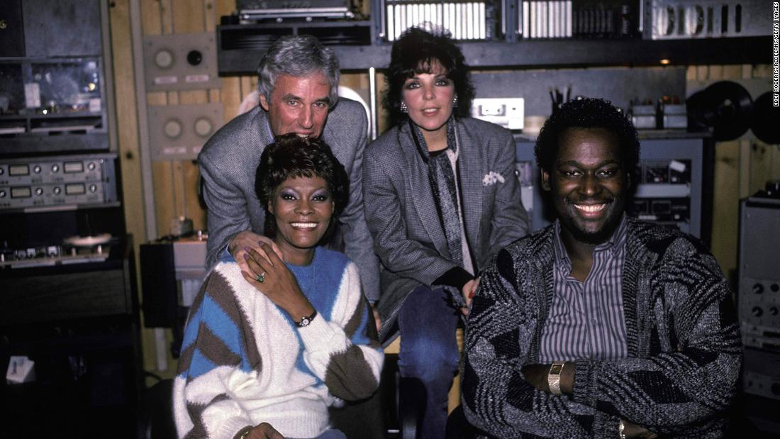 Warwick is joined by Bacharach, songwriter Carole Bayer Sager and singer Luther Vandross in a New York music studio in 1984. Bacharach and Bayer Sager wrote &quot;That&#39;s What Friends Are For,&quot; which became a huge hit for Warwick. Her cover of the song, which also included Elton John, Gladys Knight and Stevie Wonder, was the No. 1 song on the Billboard charts in 1986.
