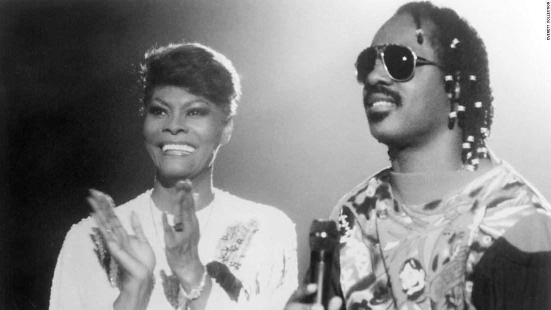 Warwick and Wonder perform on the TV show &quot;Solid Gold&quot; in 1985. &quot;Solid Gold&quot; originally premiered as a TV special in 1979 and was later adapted into a regular series. Warwick hosted the premiere and stayed on as host for several years.