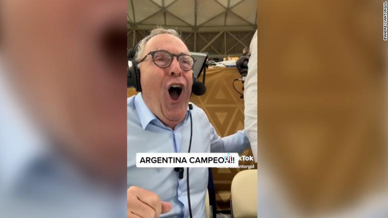 World Cup commentator breaks down in tears over Argentina victory