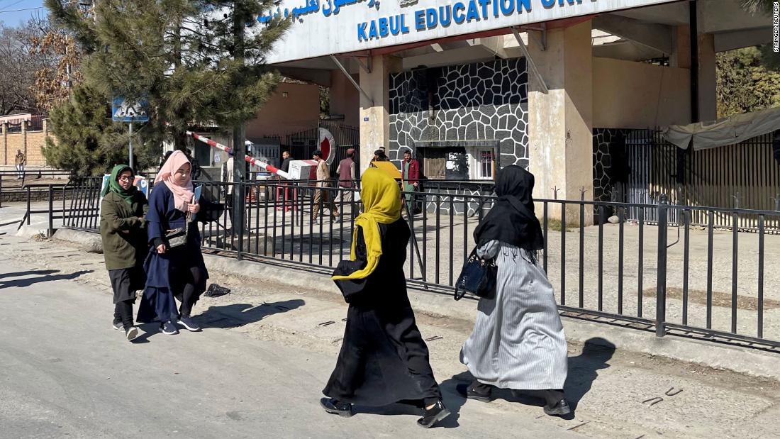 Taliban suspend university education for women in Afghanistan