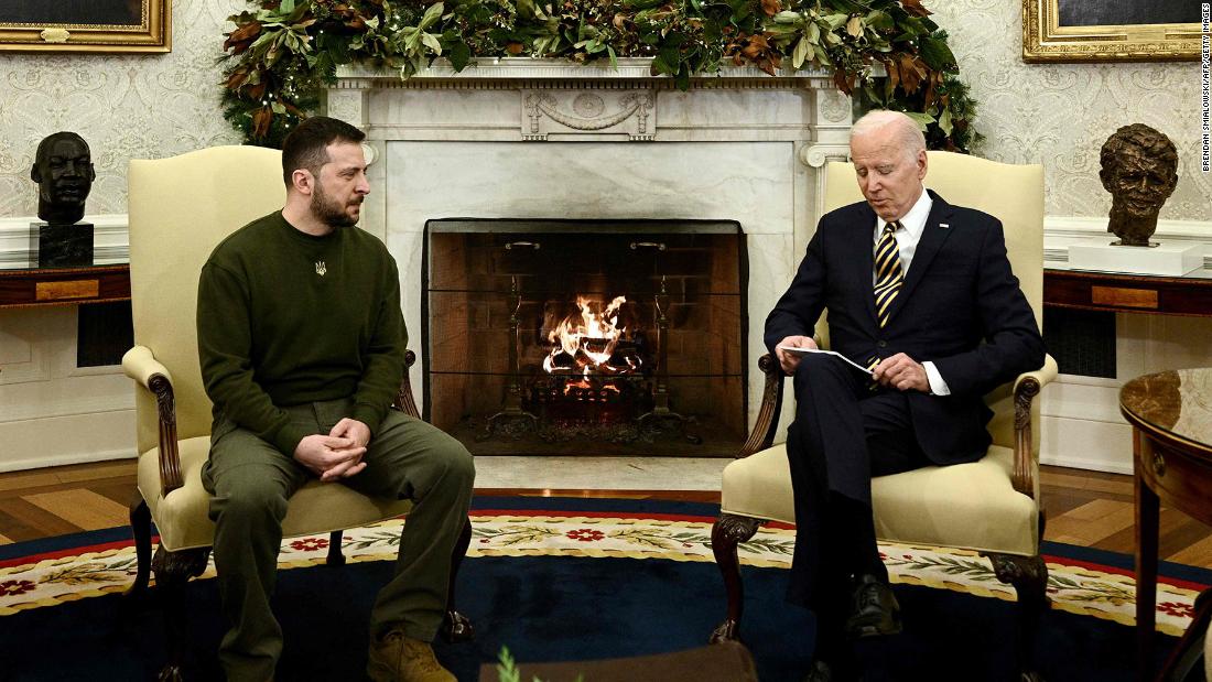 Zelensky visits Biden at the White House