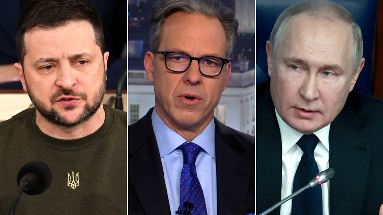 'This is Vladimir Putin's worst nightmare': Tapper reacts to Zelensky's speech