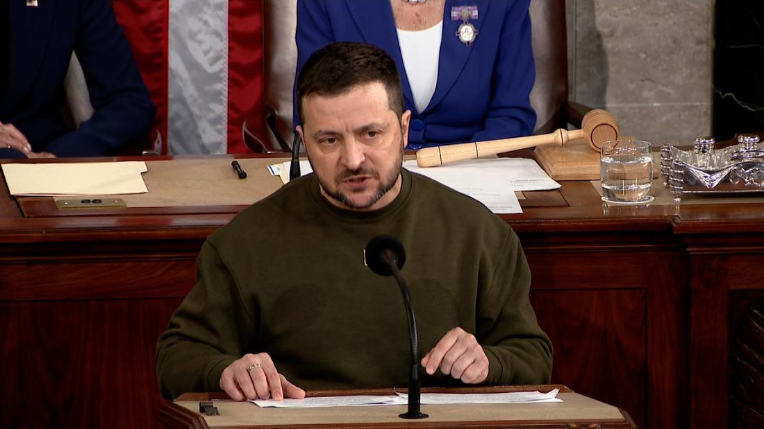 Watch Zelensky's historic speech to Congress