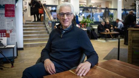 Steve Chalke, founder of the Oasis Centre, at the hub in Waterloo, London, on December 1.