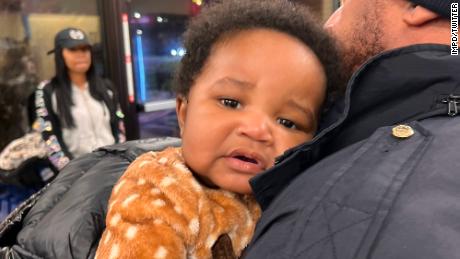 A missing kidnapped baby was found in a stolen car&#39;s back seat hours after the suspect&#39;s arrest