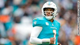 Tua Tagovailoa, Miami Dolphins quarterback, suffered concussion on Sunday,  head coach says