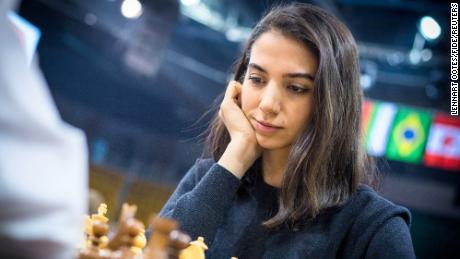 Iranian woman takes part in international chess tournament without mandatory hijab