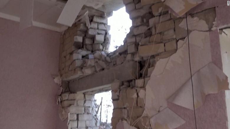 Video shows aftermath of Russian bombardment of Kherson maternity ward