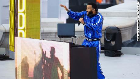 Craig David performs at a concert at Buckingham Palace on June 4 as part of Queen Elizabeth II&#39;s platinum jubilee celebrations.