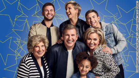 Faye, Chase, Todd, Savannah, Chloe, Julie and Grayson Chrisley in a Season 8 promotional photo for &#39;Chrisley Knows Best.&#39;