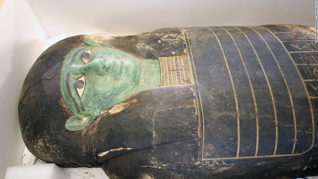 Egypt recovers heavy 'Green Sarcophagus' from the United States