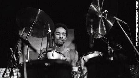 Earth, Wind &amp; Fire drummer Fred White, seen here performing on stage in an undated photo, has died, according to an Instagram post from his older brother and former bandmate, Verdine White.