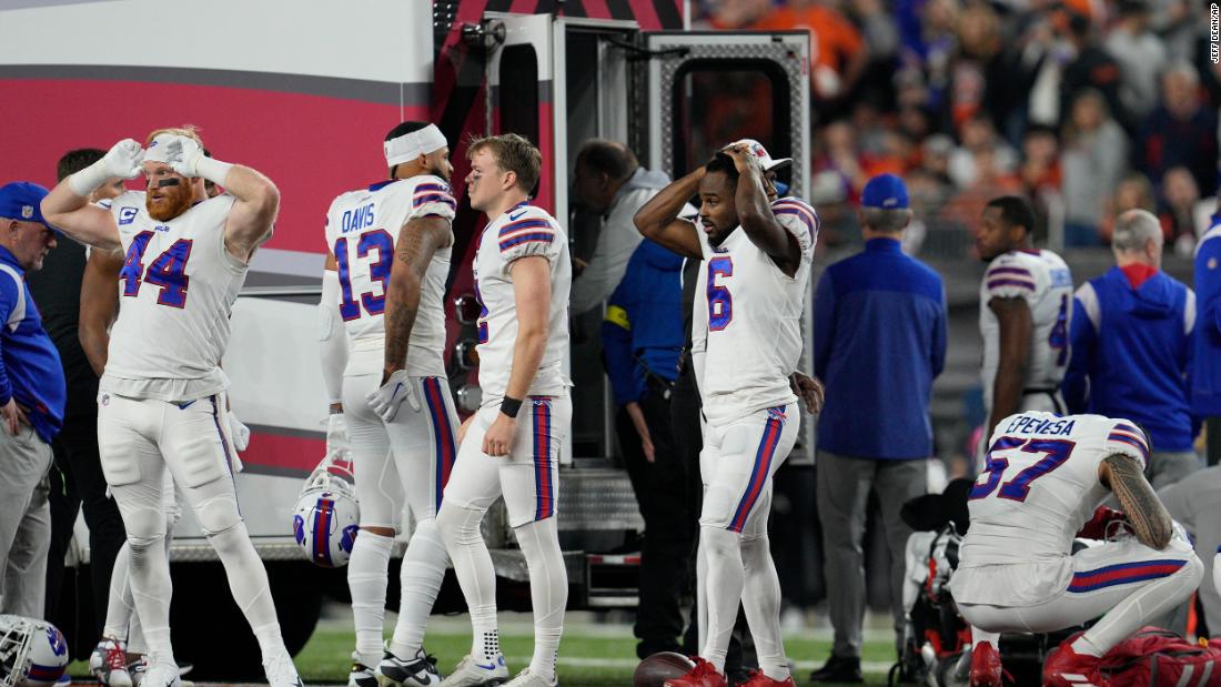 NFL player Damar Hamlin collapses on field, is in critical condition