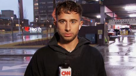 Damar Hamlin&#39;s friend speaks to CNN outside hospital
