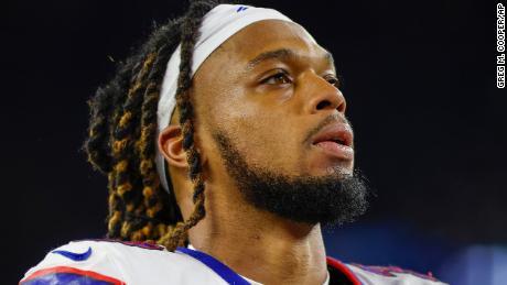 Damar Hamlin, 24, has been with the Buffalo Bills for two years and played every game this season. 