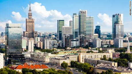 In Warsaw, the capital of Poland, January 1 felt like a summer&#39;s day.