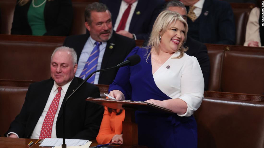 US Rep. Kat Cammack, a Republican from Florida, nominated McCarthy for the sixth vote. In her nomination, Cammack acknowledged the stalemate, calling her speech &quot;Groundhog Day, again.&quot;