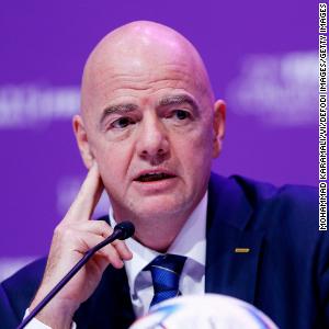 FIFA president Gianni Infantino calls on fans to 'shut up all the racists' after abuse at Italian game