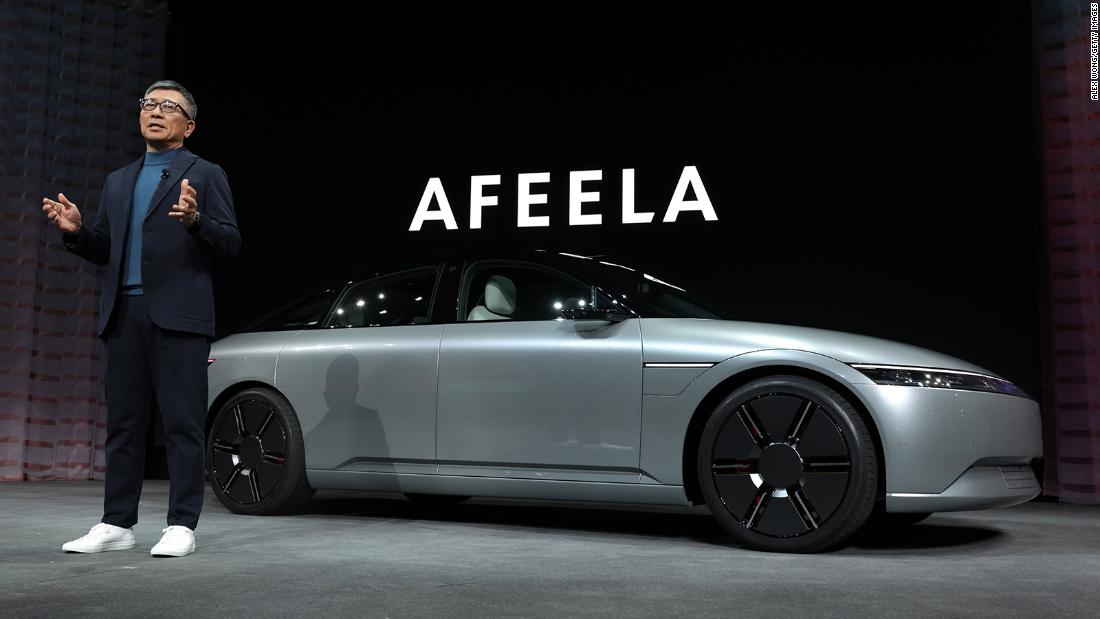 Sony and Honda reveal the name of their car brand, Afeela | CNN Business