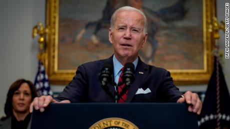 WASHINGTON, DC - JANUARY 5: U.S. President Joe Biden delivers remarks about border security policies in the Roosevelt Room in the White House on January 5, 2023 in Washington, DC. Biden is planning to visit the U.S.-Mexico border while on a two-day summit meeting in Mexico City. THe administration plans on setting new limits on illegal border crossings and expanding policies that force out migrants without letting them seek asylum.  (Photo by Drew Angerer/Getty Images)