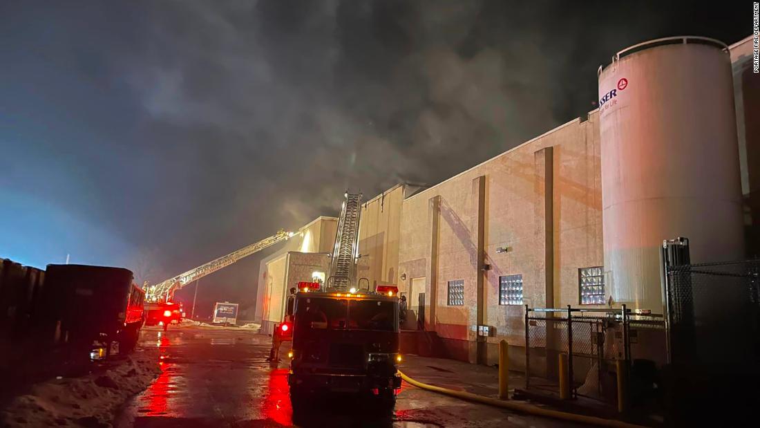 Fire at Wisconsin dairy plant leaves storm drains clogged with butter