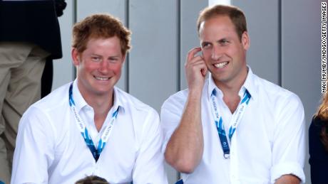 Prince Harry and Prince William in 2014.