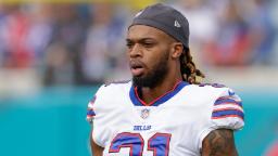 230106114609 damar hamlin 110721 file hp video Damar Hamlin update: Bills safety has made 'substantial improvement' following in-game cardiac arrest, medical team says, but his road to recovery could be long