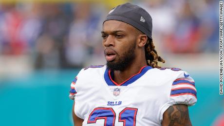 Damar Hamlin&#39;s breathing tube is out and he told team, &#39;Love you boys,&#39; via video, Buffalo Bills say