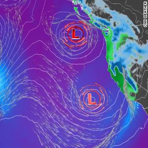 More extreme weather on tap for California