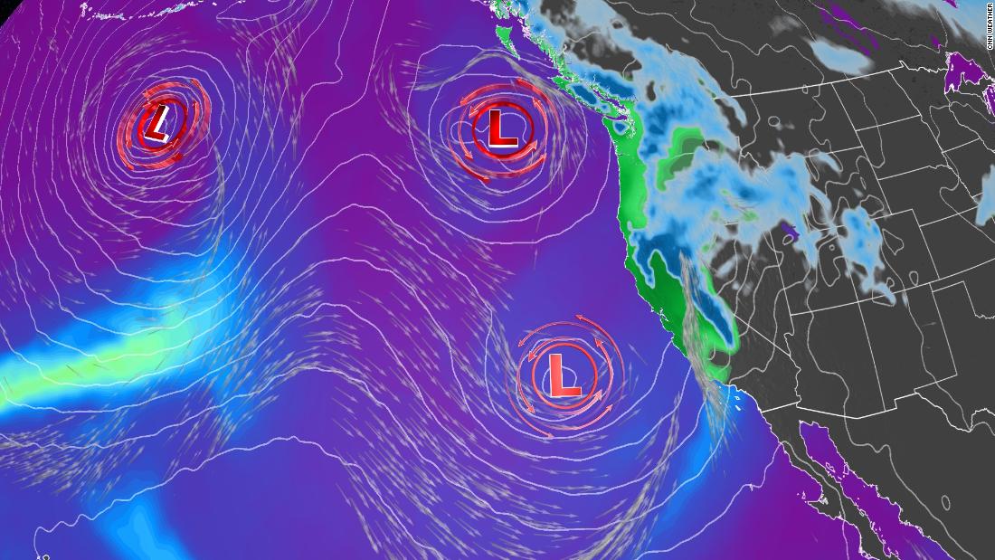 More extreme weather on tap for California