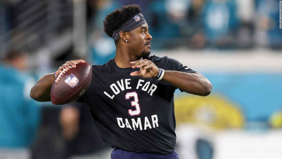 NFL pays tribute to Damar Hamlin as Kansas City Chiefs and Jacksonville Jaguars clinch playoff spots