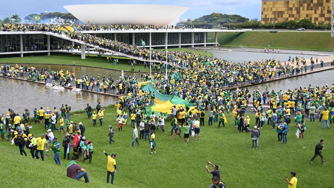 Brazil Supreme Court orders pro-Bolsonaro camps to be demolished after supporters storm Congress