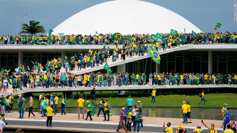 'Barbaric': Brazil's president reacts to protesters storming government buildings