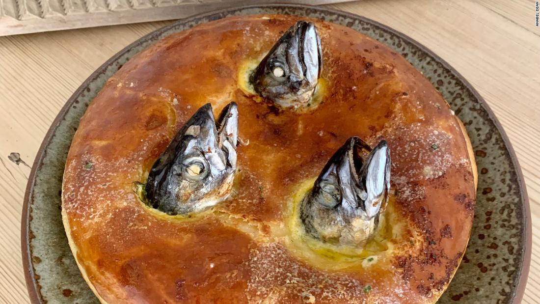 This dead fish head pie is worth waiting for