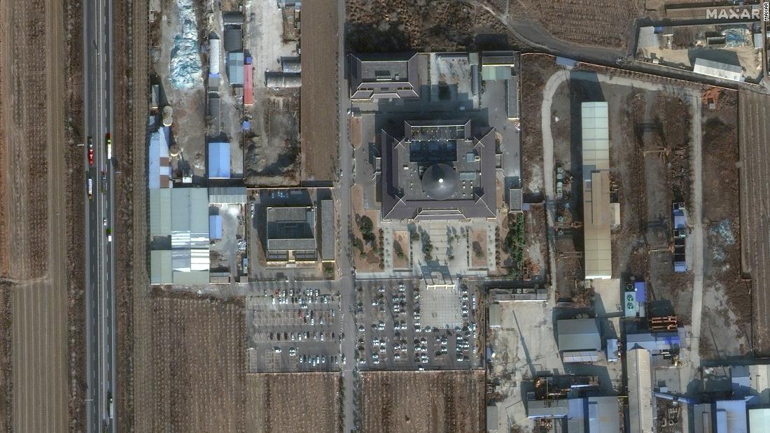 Satellite images capture crowding at China's crematoriums and funeral homes as Covid surge continues